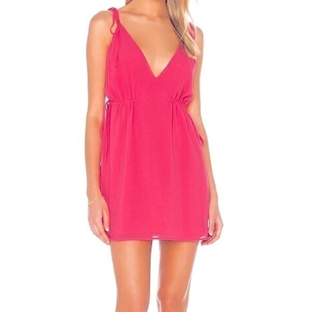 New Lovers + Friends Frances pink Mini Dress, size Small Revolve flirty dress